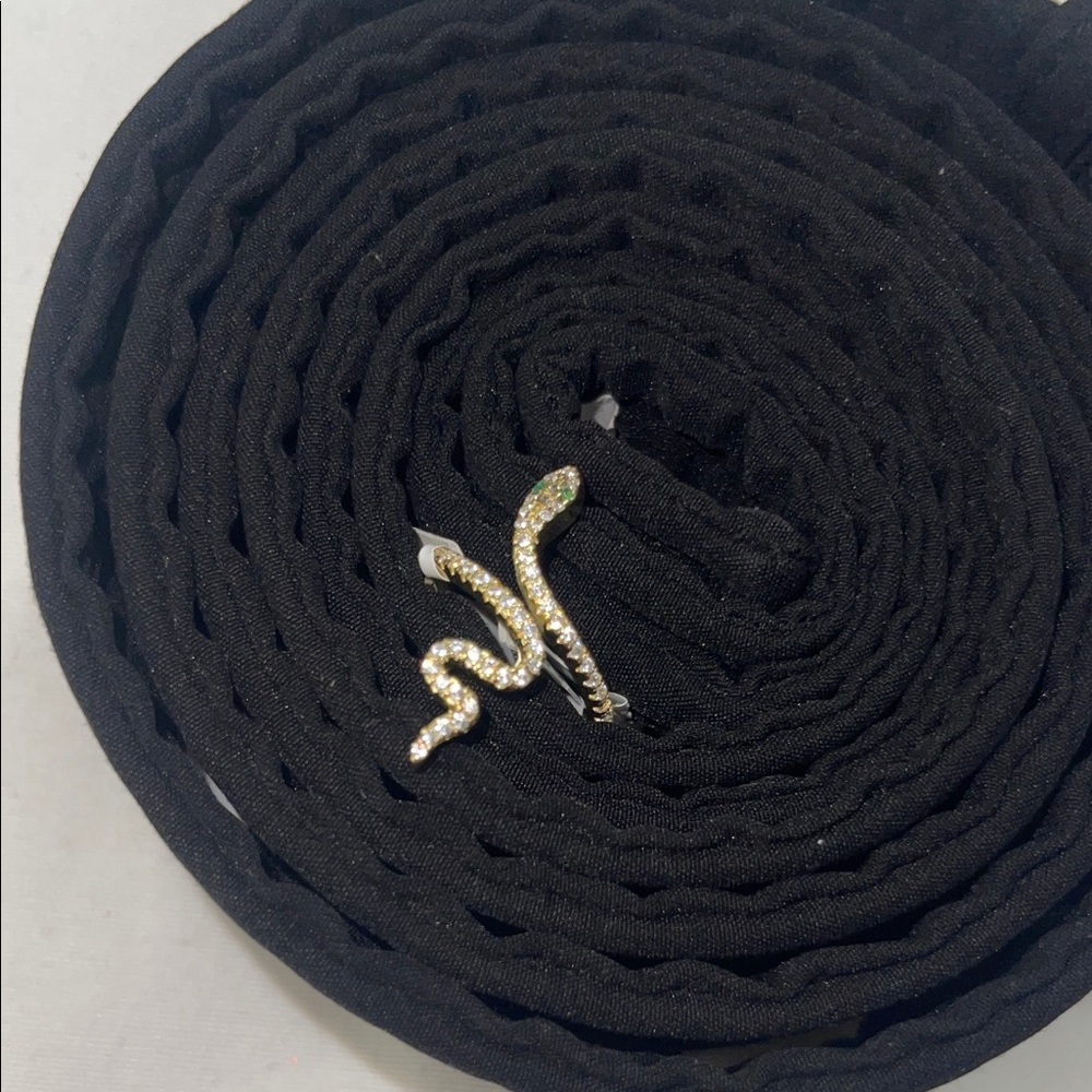 Elegant Snake Ring CZ